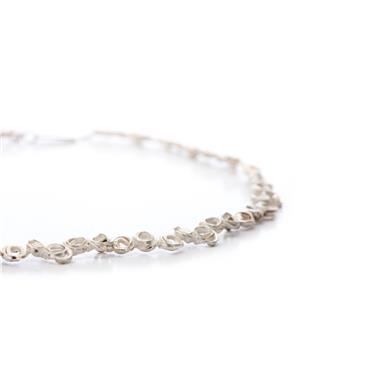 Silver necklace - Wim Meeussen Antwerp